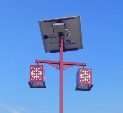 長安鄉秀峰村旅遊景觀燈